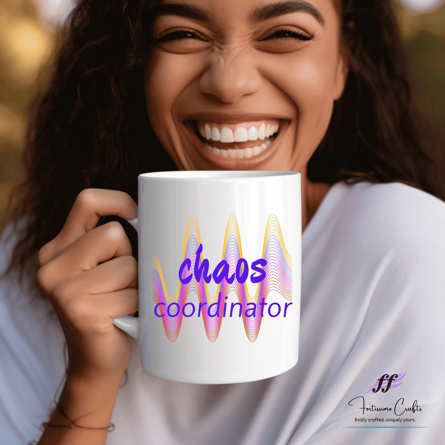 Chaos Coordinator Mug: White Ceramic 11oz & 15oz Cup