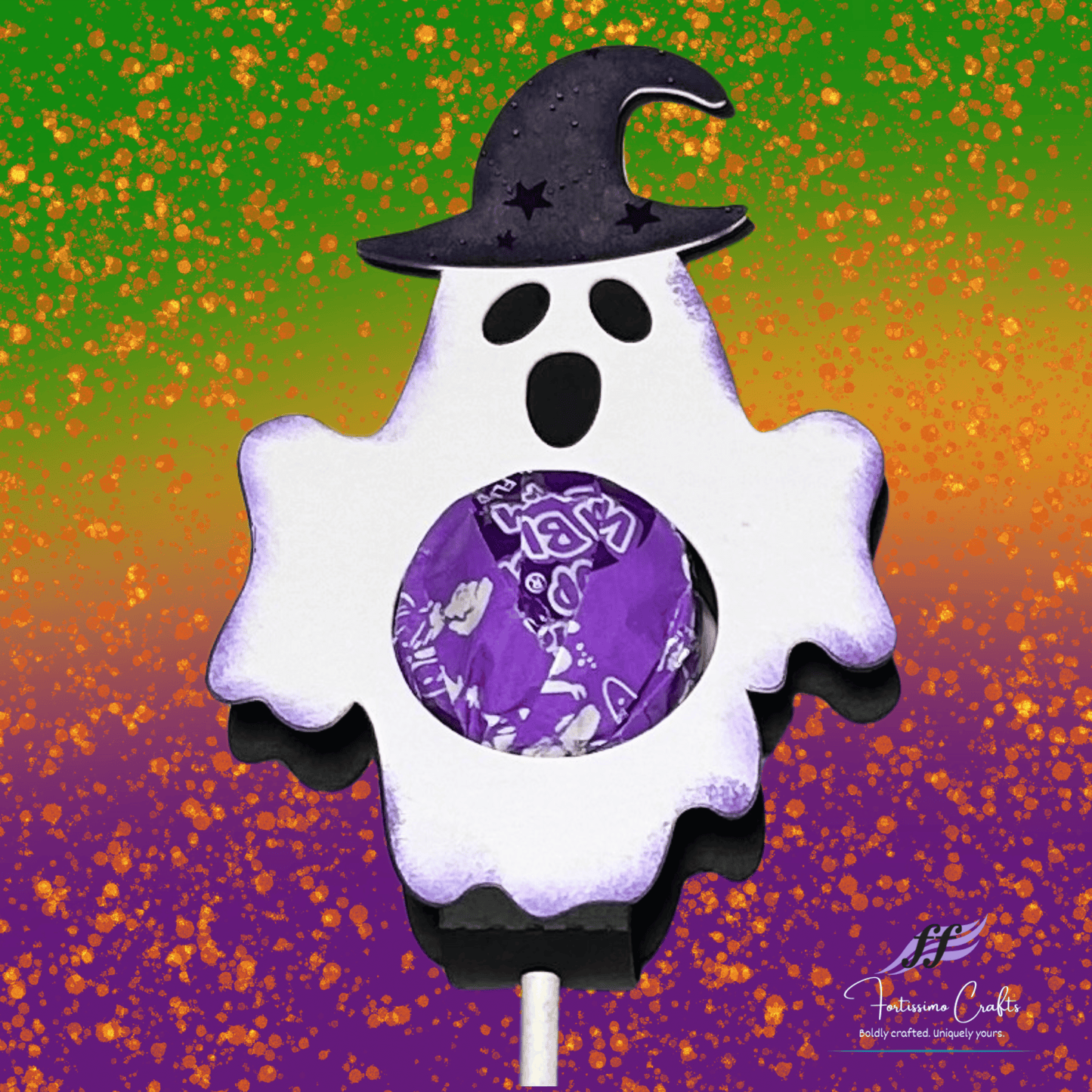 Halloween Lollipop Holders 4" - 5": Handmade Treat Holder Assorted