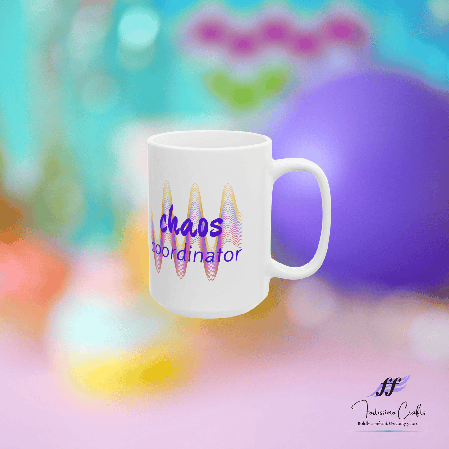 Chaos Coordinator Mug: White Ceramic 11oz & 15oz Cup