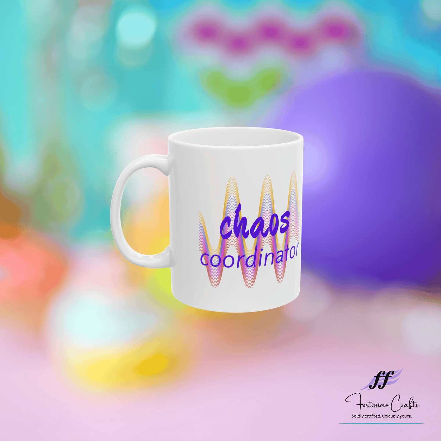 Chaos Coordinator Mug: White Ceramic 11oz & 15oz Cup