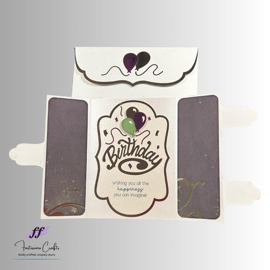 Handmade Hooray! It’s Your Birthday Card 5X7; Unique Keepsake Card