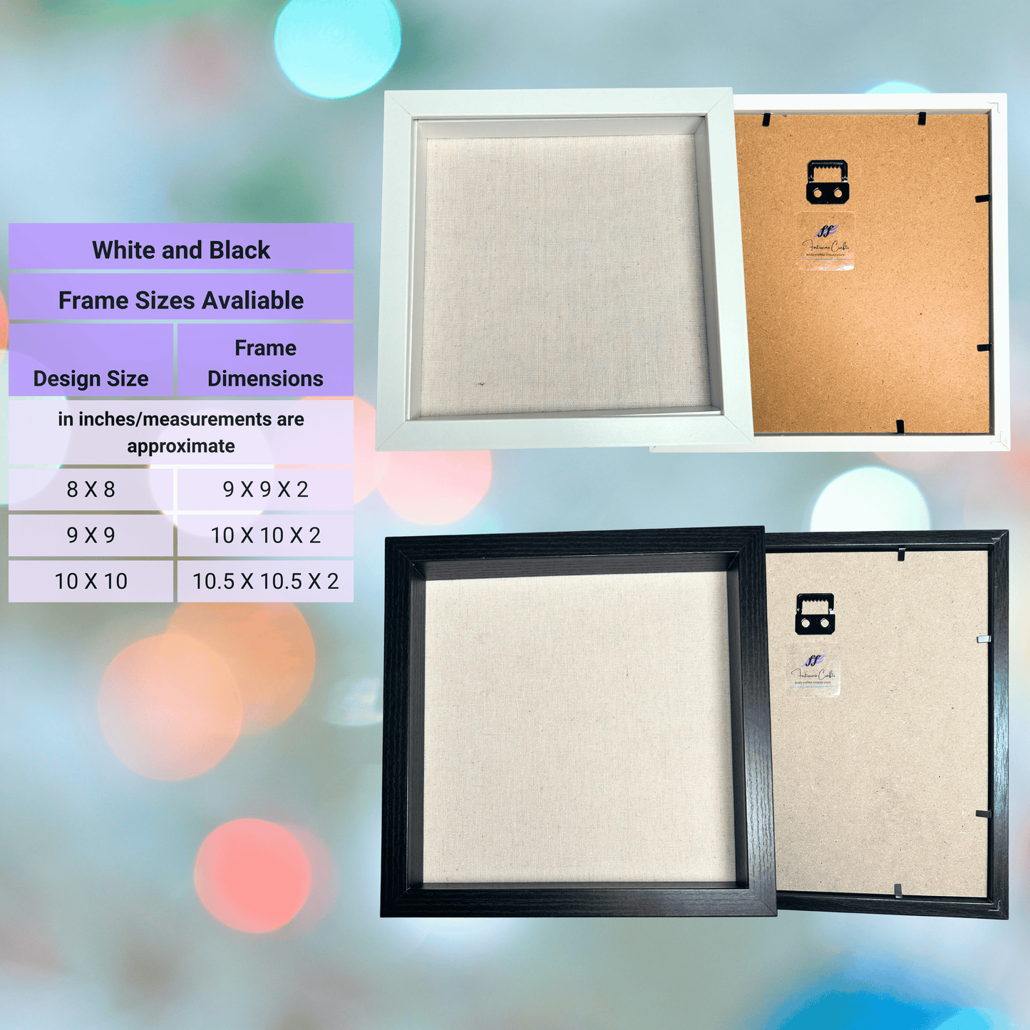 Colorful Puggle Dog, Handcrafted 3D Layered Framed Shadowbox Art (Copy)